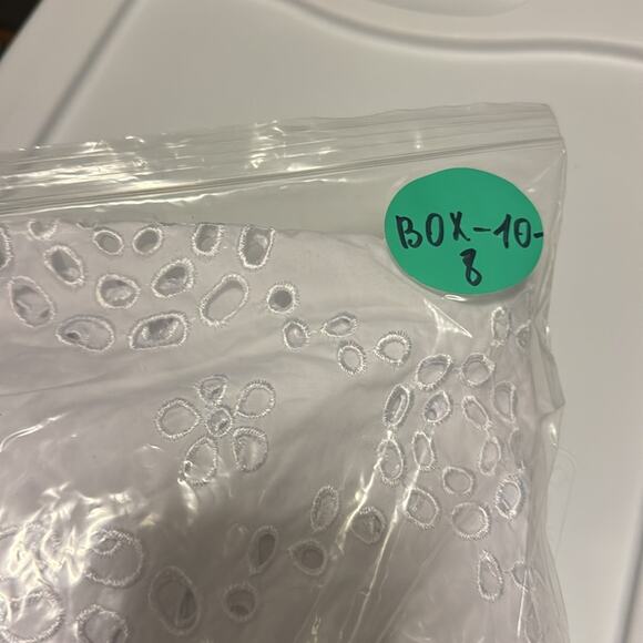 NWT Madewell Embroidered Tank Midi Dress in Poplin White Cotton Boho NS131 - Picture 15 of 15